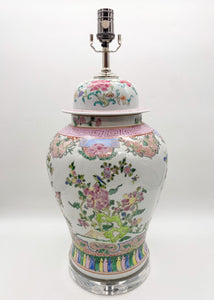 enchanted lighting, Chinoiserie Floral Table Lamp, Chinoiserie Floral Lamp, Chinoiserie, lamp shop dallas, lamp store dallas, lighting store dallas, lighting boutique, lampshade store, lampshade store dallas, home decor store, home decor, interior design store, home decor store dallas