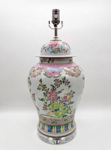 enchanted lighting, Chinoiserie Floral Table Lamp, Chinoiserie Floral Lamp, Chinoiserie, lamp shop dallas, lamp store dallas, lighting store dallas, lighting boutique, lampshade store, lampshade store dallas, home decor store, home decor, interior design store, home decor store dallas