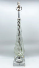Load image into Gallery viewer, Clear Murano Glass Lamp