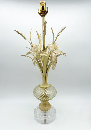 Clear Murano Glass Lamp