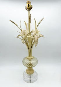 Clear Murano Glass Lamp