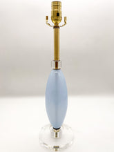 Load image into Gallery viewer, Cloud Blue Murano Ellipsoid Buffet Table Lamp