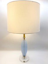 Load image into Gallery viewer, Cloud Blue Murano Ellipsoid Buffet Table Lamp