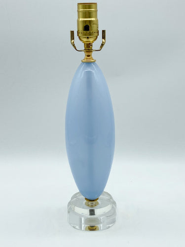 Cloud Blue Murano Glass Lamp