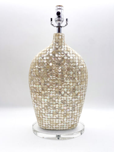 lamps, lamps store, lighting store, Dallas lampshade store, Dallas lamps, interior design Dallas, lampshade store, lampshades Dallas, shell lamp, capiz shell lamp, pearl lamp, pearly lamp, pearlescent lamp, oval lamp, oval base, acrylic base