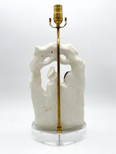 Load image into Gallery viewer, Couple Sitting In the Rose Garden Staffordshire Figurine Lamp