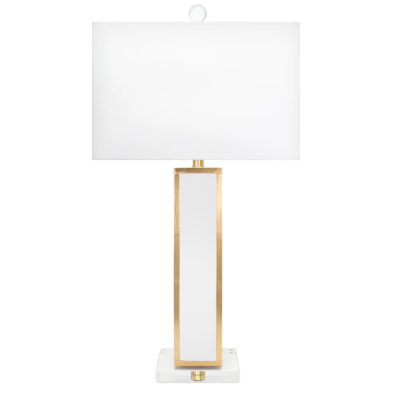 white gold, gold white, rectangle, rectangular, contemporary, modern, table lamp, lamp, tablelamp, lamps Dallas, lampshades Dallas, gold leaf, white lacquer, interior design Dallas, lamp store Dallas