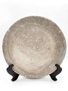 Stone Decorative Platter 15" wide - greystone