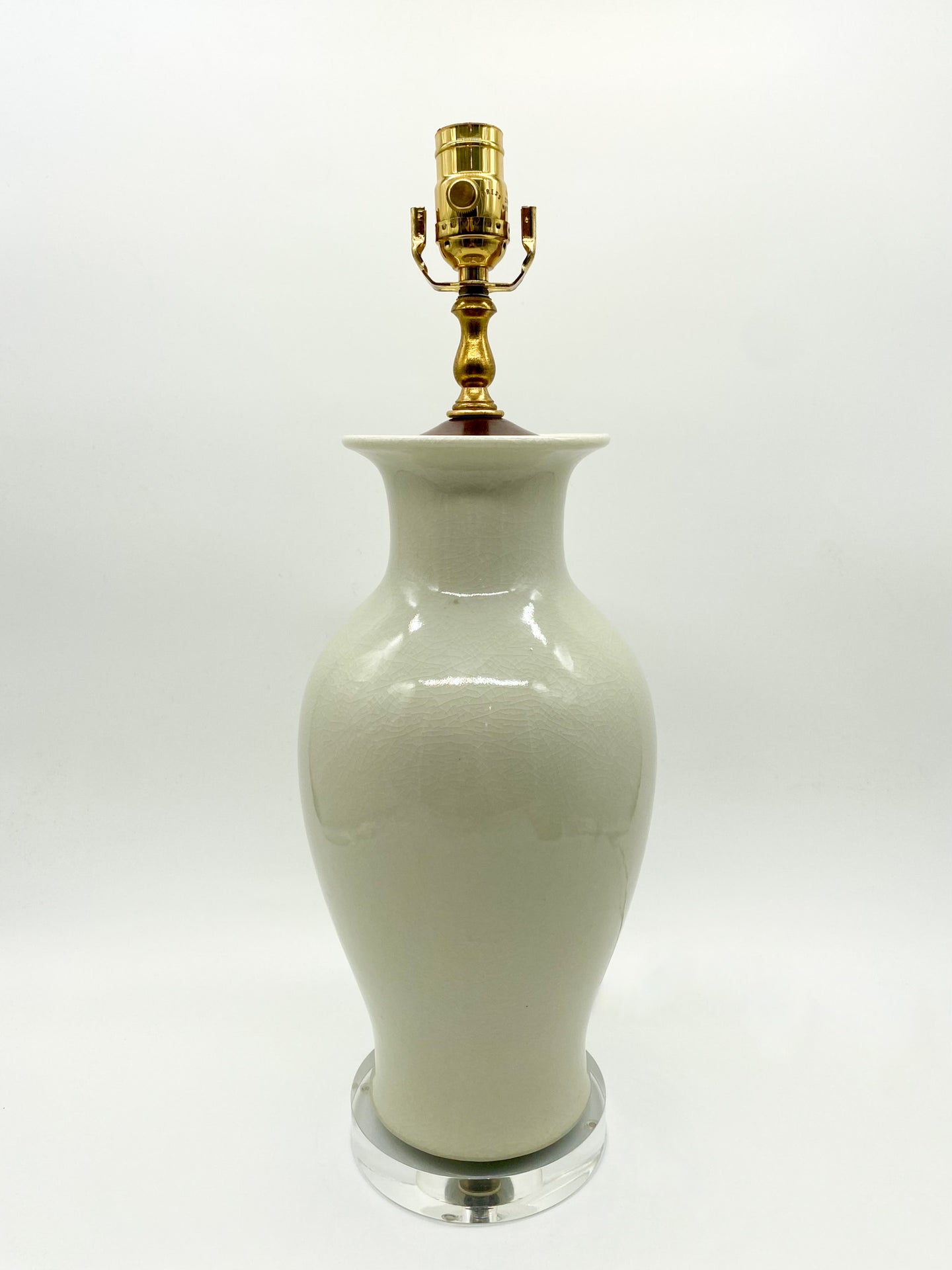 Ceramic Fish Tail Vase Lamp