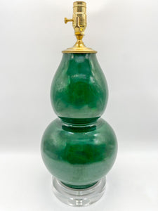 Dark Green Double Gourd Lamp