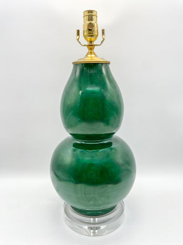 Dark Green Double Gourd Lamp
