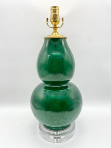 Dark Green Double Gourd Lamp
