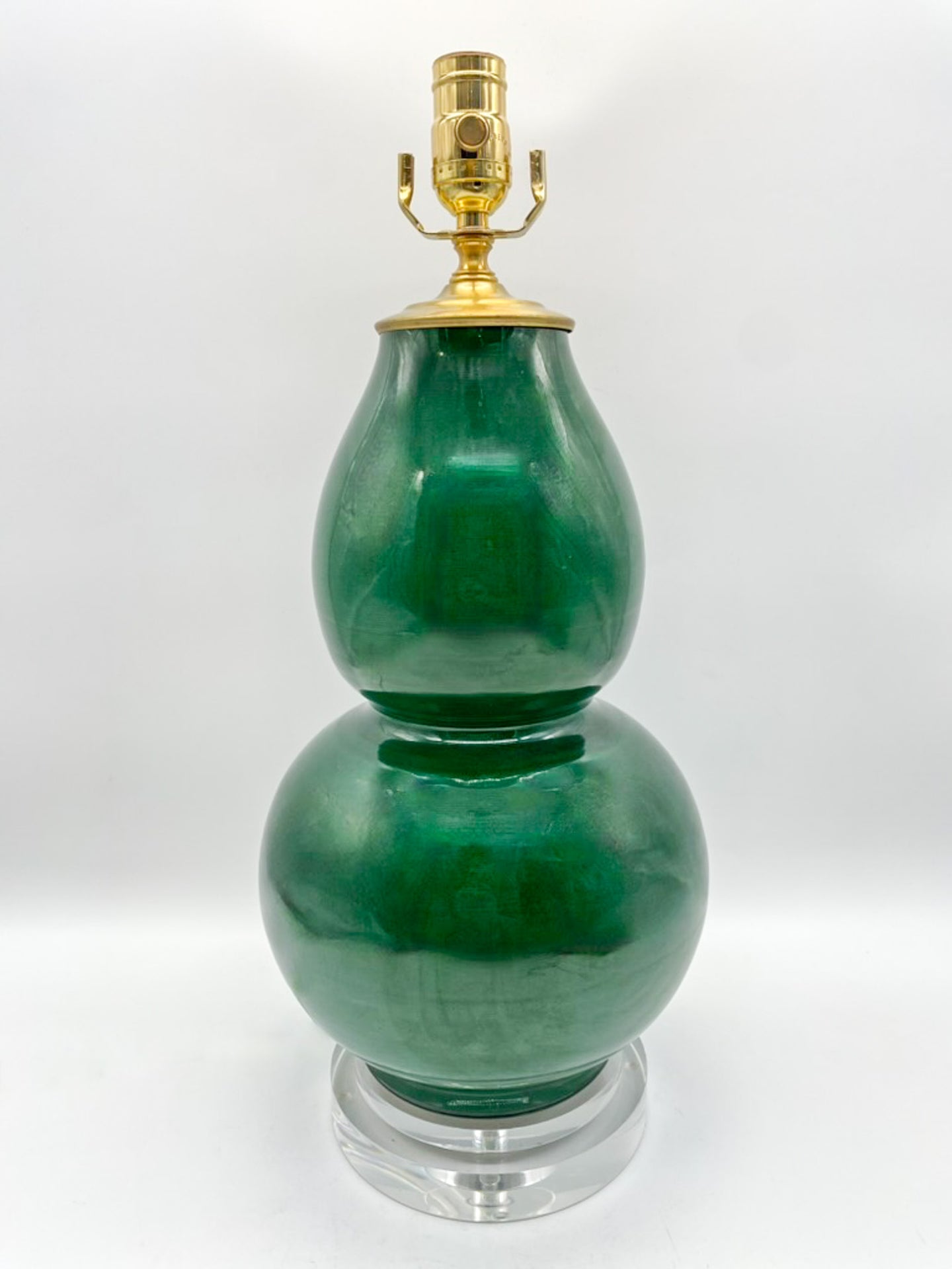Dark Green Double Gourd Lamp