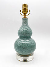 Load image into Gallery viewer, Green Double Gourd Table Lamp