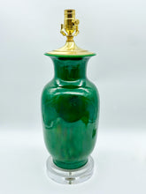 Load image into Gallery viewer, Green Fish Tail Vase Lamp