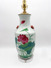 Load image into Gallery viewer, Cut Neck Floral Vase Lamp