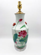 Load image into Gallery viewer, Cut Neck Floral Vase Lamp