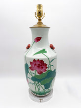 Load image into Gallery viewer, Cut Neck Floral Vase Lamp