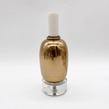 Load image into Gallery viewer, gold lamp, little gold lamp, mirror gloss gold, Dallas lamp store, accent lamp, bookshelf lamp, cabinet lamp, petit lamp
