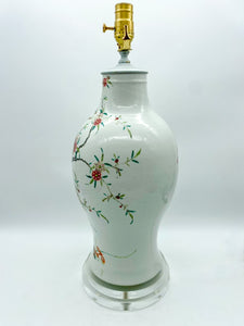 Floral Bird Vase Lamp