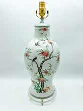 Load image into Gallery viewer, Floral Bird Vase Lamp