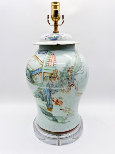 Flower Temple Jar Lamp