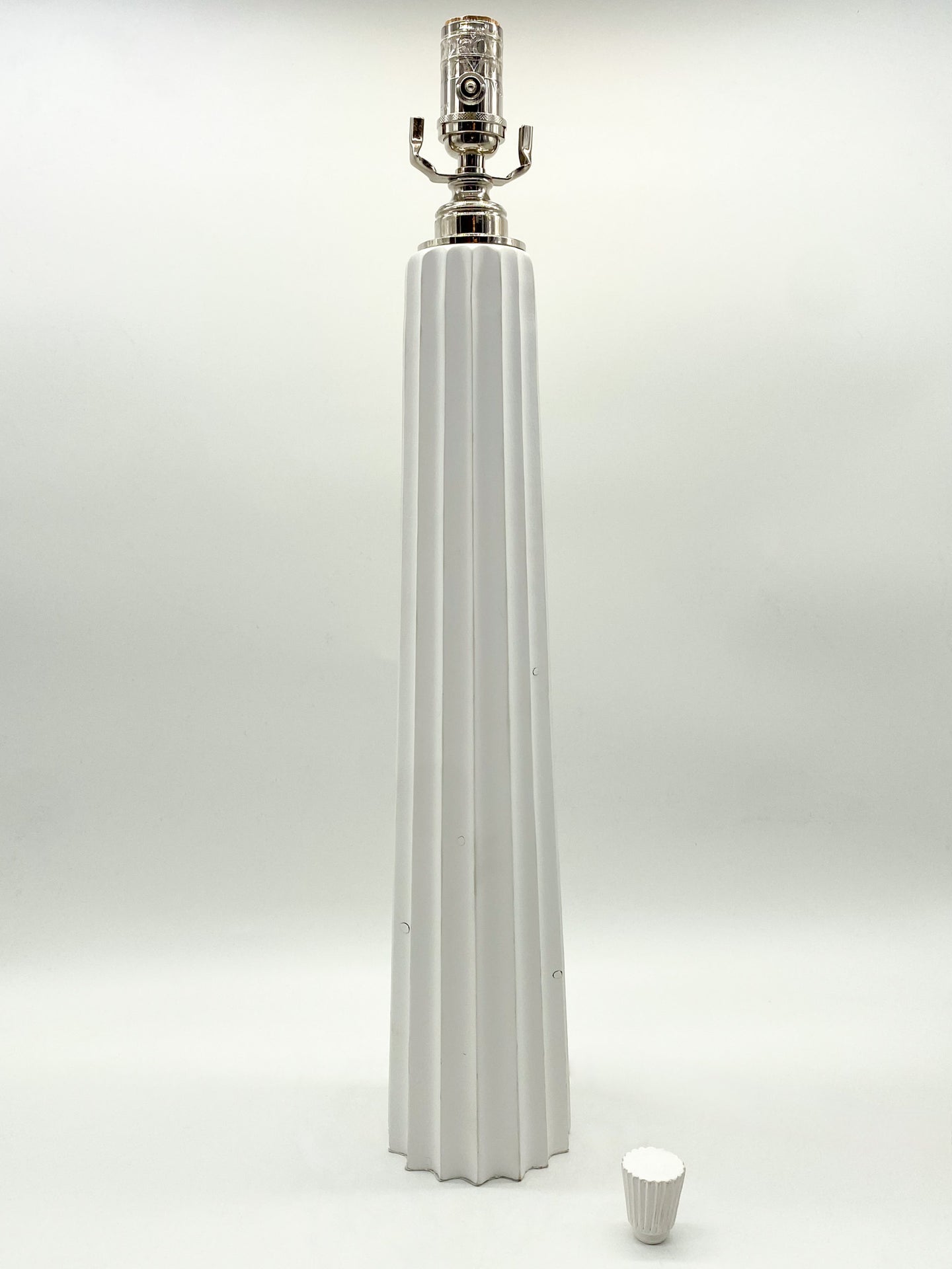 Fluted Spire Large Table Lamp