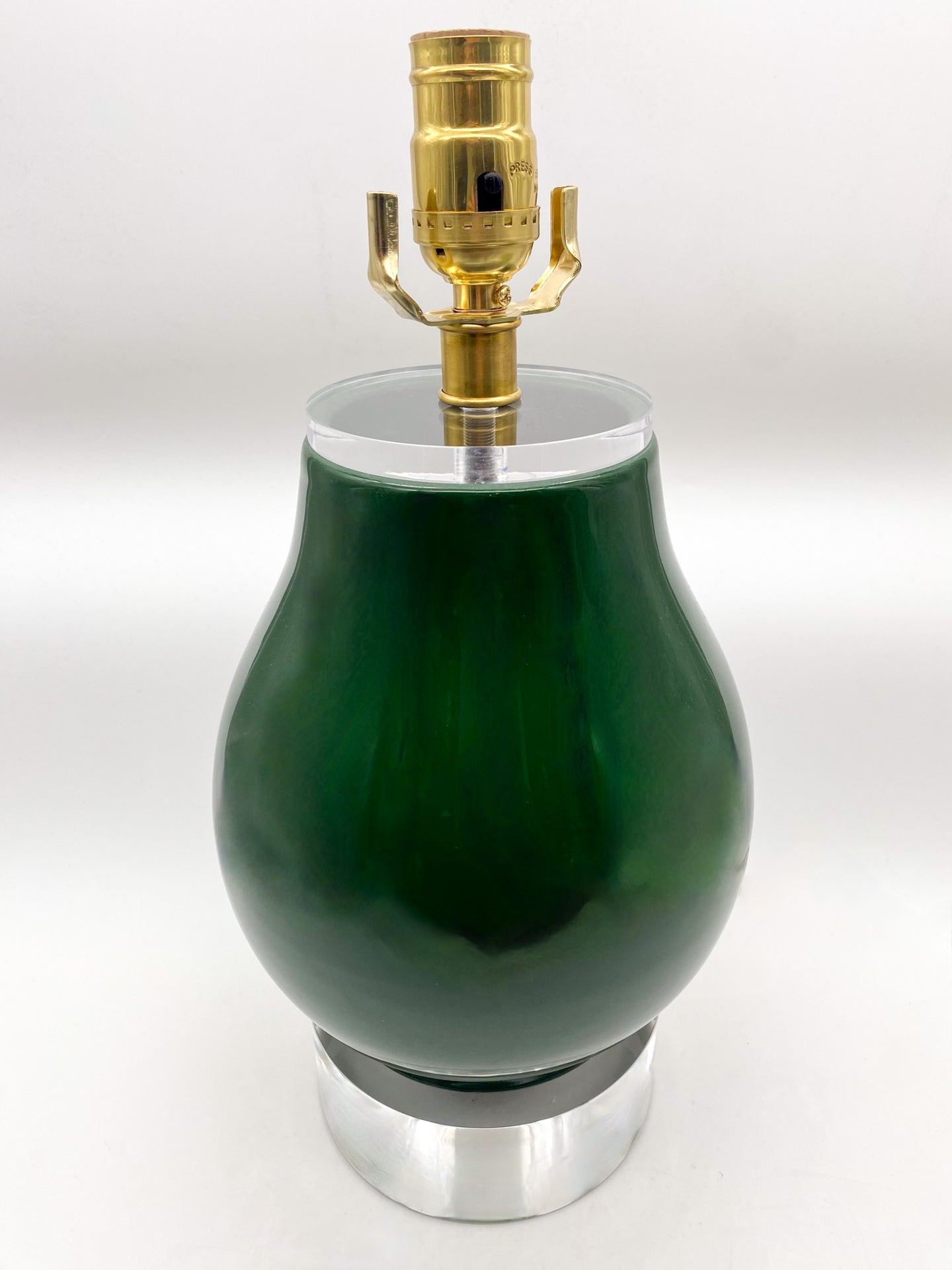 Green Ceramic Vase  Table Lamp