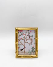 Load image into Gallery viewer, Gold Faux Bamboo Photo Frame, 5x7