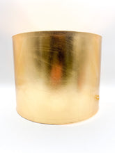 Load image into Gallery viewer, 13x10 Gold Leaf Drum Shade