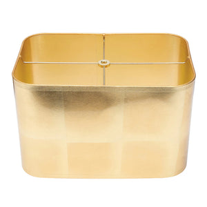 Gold lampshade, gold rectangle lampshade, gold shade, lampshade, dallas lampshades, lamp store dallas