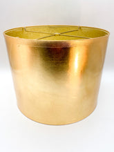 Load image into Gallery viewer, 13x10 Gold Leaf Drum Shade