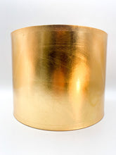 Load image into Gallery viewer, 13x10 Gold Leaf Drum Shade