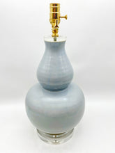 Load image into Gallery viewer, Gray Gourd Table Lamp