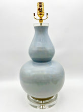 Load image into Gallery viewer, Gray Gourd Table Lamp