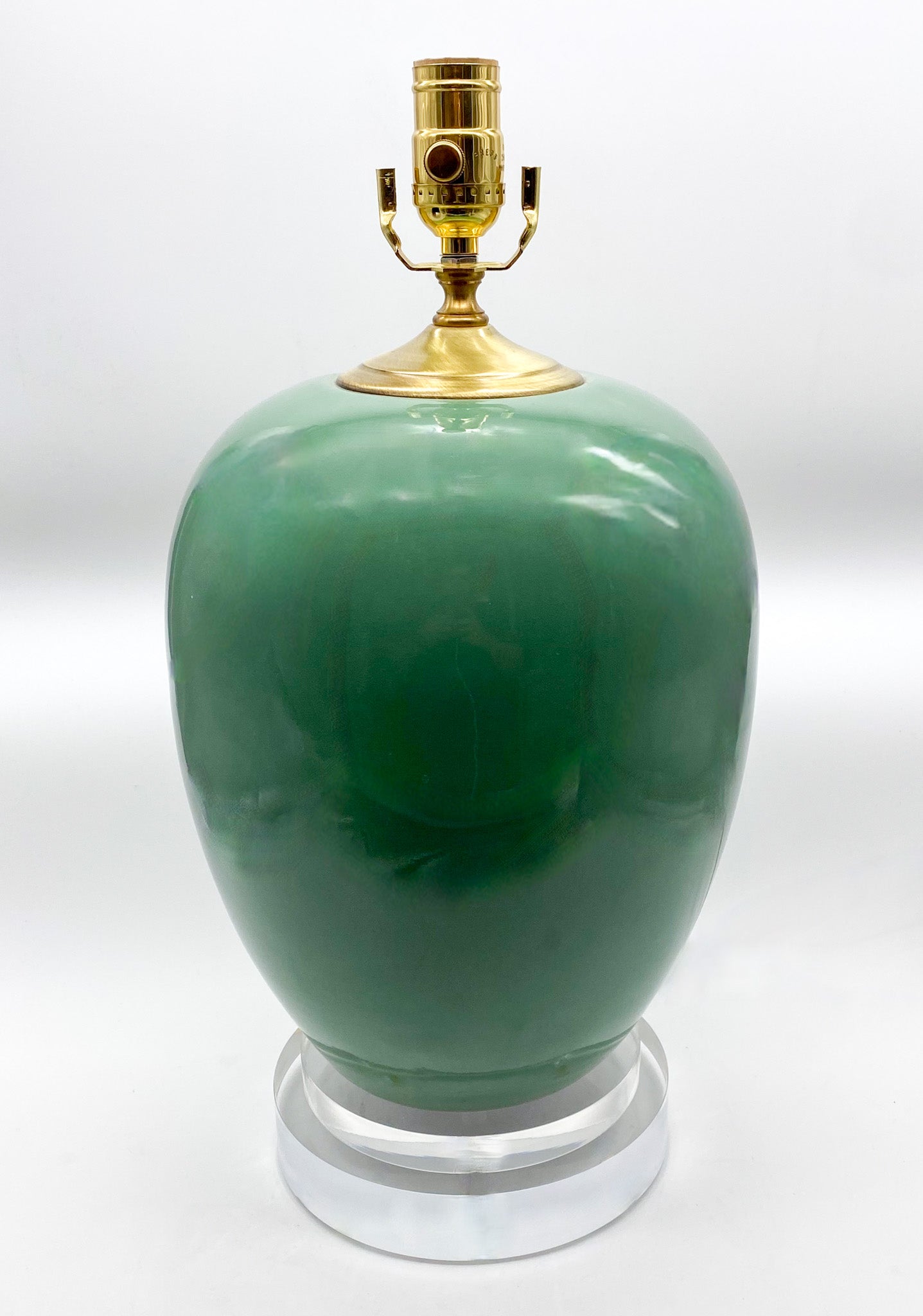 Green Melon Jar Table Lamp