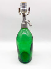 Load image into Gallery viewer, Green London Seltzer Bottle Table Lamp