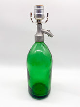 Load image into Gallery viewer, Green London Seltzer Bottle Table Lamp