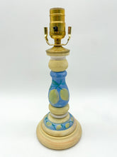 Load image into Gallery viewer, Handpainted Ceramic Candlestick Lamp