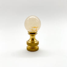 Load image into Gallery viewer, quartz, quartzite, quartz ball, finial, finials, lamp finial, lamp finials, natural, natural finial, natural material