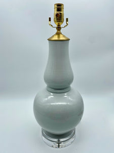 Single Gourd White Vase Table Lamp