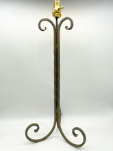 Load image into Gallery viewer, Iron Tall Triple Twist Table Lamp Handpainted Finish