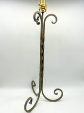 Load image into Gallery viewer, Iron Tall Triple Twist Table Lamp Handpainted Finish