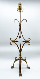 Iron Open Cross Table Lamp