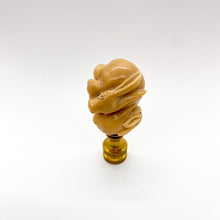 Load image into Gallery viewer, finial, finials, rabbit, rabbits, lampshade finial , lamp finial, carved rabbits, lampshade finial, lampshade topper, lampshade topper