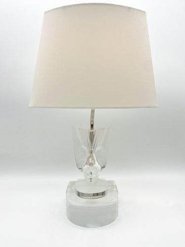 Lalique Swallow Table Lamp