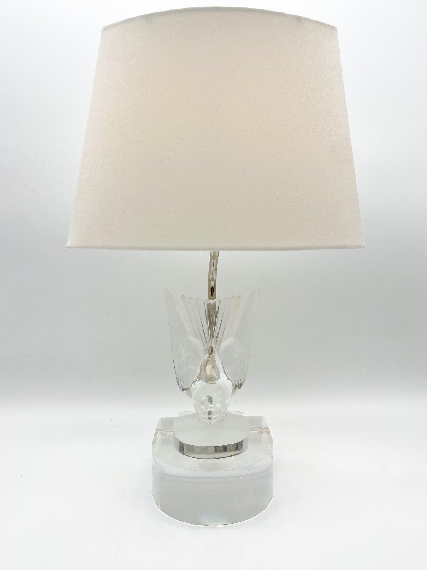 Lalique Swallow Table Lamp