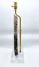 Load image into Gallery viewer, Large Brazilian Agate Dark Blue/White Slab