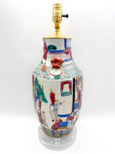 Load image into Gallery viewer, lamps, lamps store, lighting store, Dallas lampshade store, Dallas lamps, interior design Dallas, lampshade store, lampshades Dallas, chinese ceramic, oriental ceramic, asian art, tablelamp, antique ceramic, antique porcelain