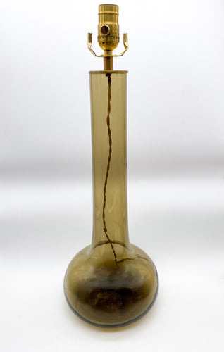Long Neck Brown Murano Lamp
